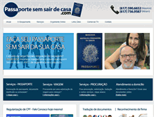 Tablet Screenshot of passaportesemsairdecasa.com
